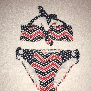 Red White and Blue Swimsuit